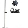 LCCBRO Garden Flag Stand Holder Pole with 5 Prong Base for Outside Double Flag, More Stable Yard Flag Stand Weather Proof, for Small Garden Flags 12 x 18, Holds Flags up to 13" Wide-0