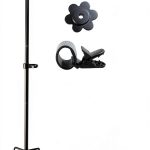 LCCBRO Garden Flag Stand Holder Pole with 5 Prong Base for Outside Double Flag, More Stable Yard Flag Stand Weather Proof, for Small Garden Flags 12 x 18, Holds Flags up to 13" Wide-0