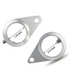 Flagpole Rings Anovo 360° Rotating Anti‑Wrap Matte Silver 1‑Inch 2pcs-4