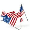 PHITRIC Flag Pole, Tangle Free Spinning Stainless Steel Rustproof Flagpole for 3x5 Sports Fan Outdoor Flags for Outside House (Silver, 5FT, Without Bracket)-5