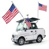 PHITRIC Flag Pole, Tangle Free Spinning Stainless Steel Rustproof Flagpole for 3x5 Sports Fan Outdoor Flags for Outside House (Silver, 5FT, Without Bracket)-4